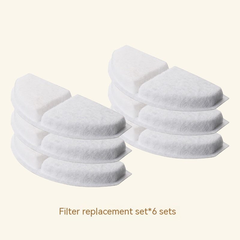 Pawly AquaFlow vervangingsfilters – set van 6 actieve filters